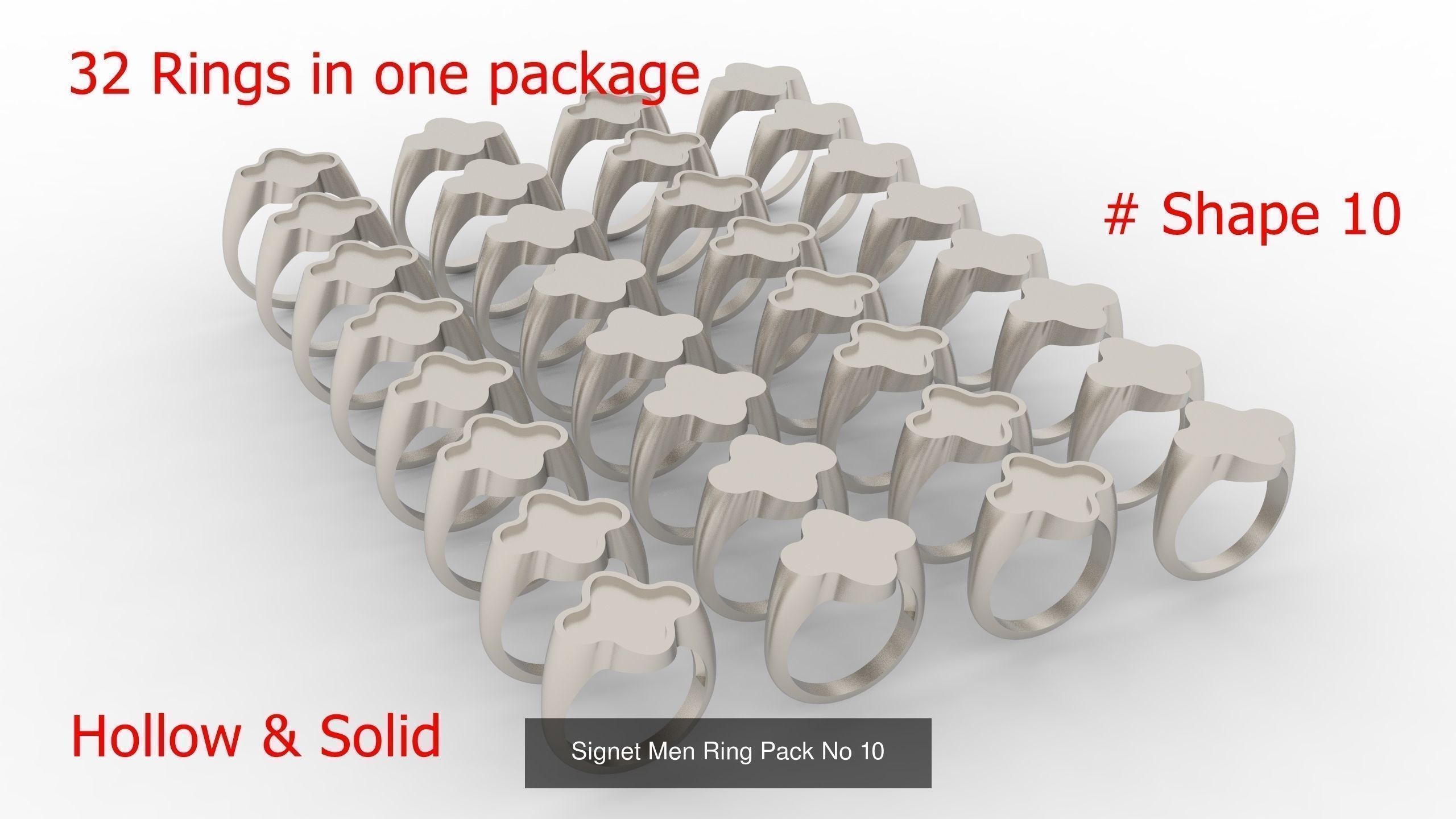 Giant Men Signet Ring Collection 1572 Rings In The Package _29