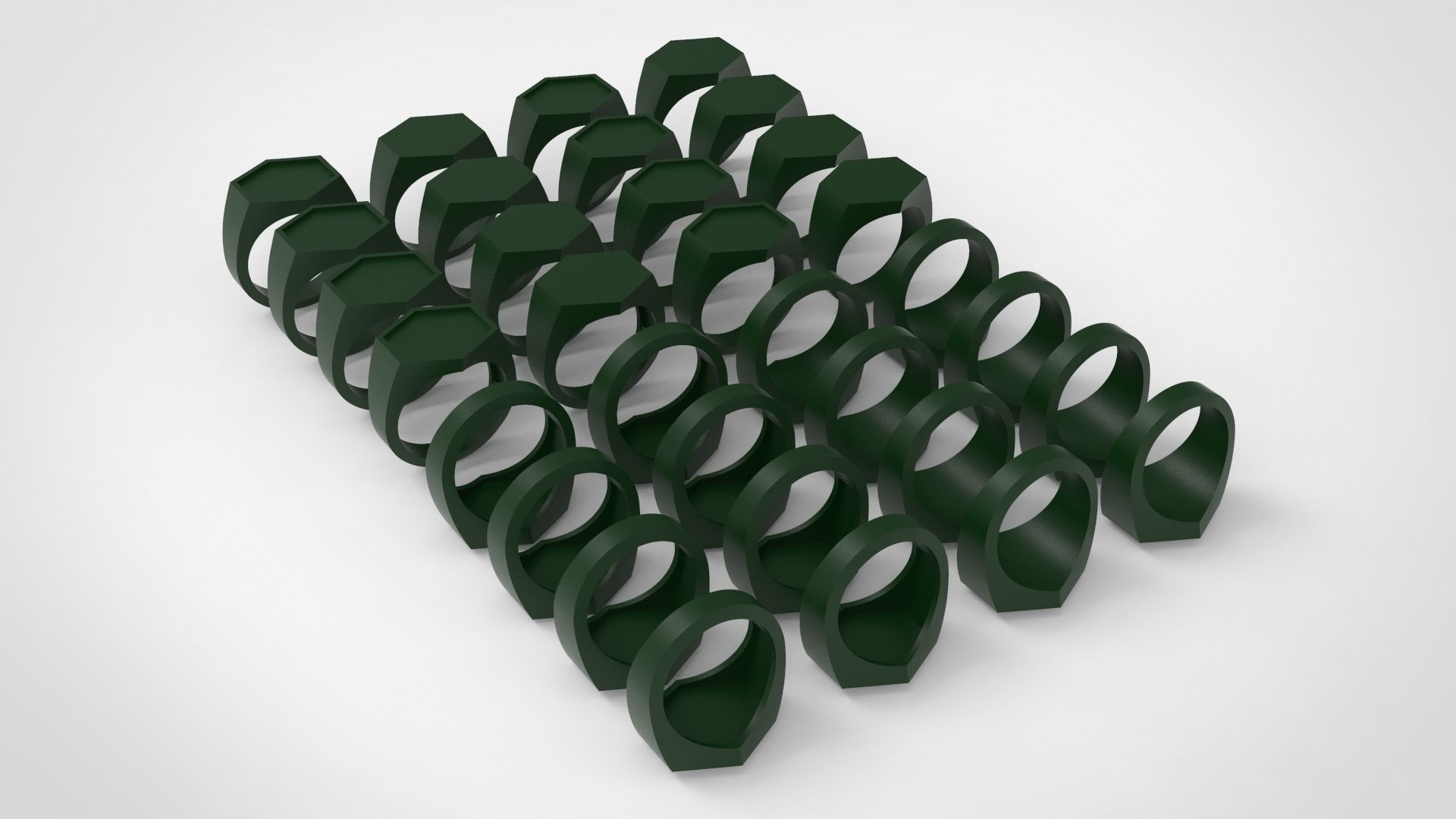 Giant Men Signet Ring Collection 1572 Rings In The Package _109