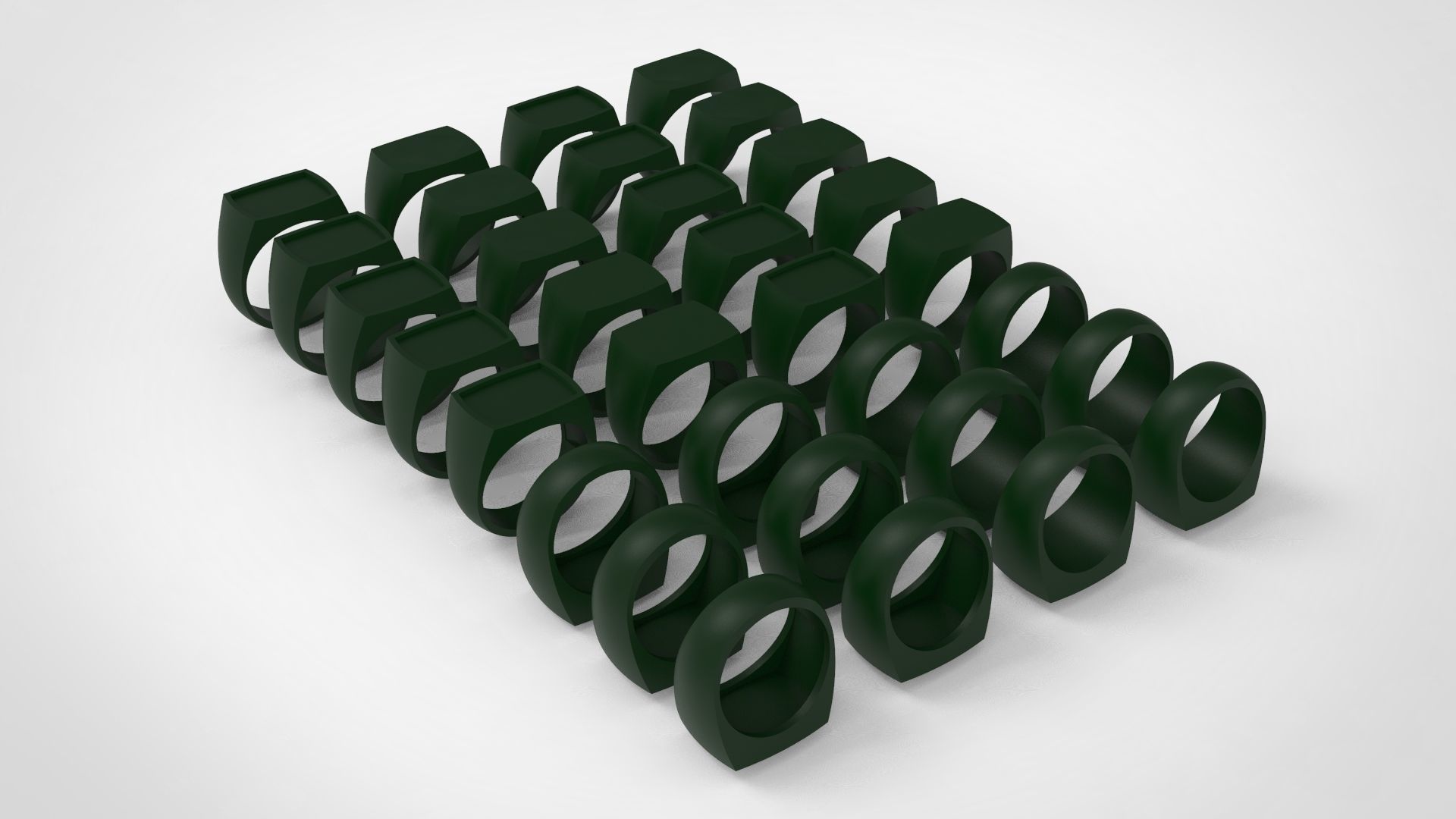 Giant Men Signet Ring Collection 1572 Rings In The Package _139