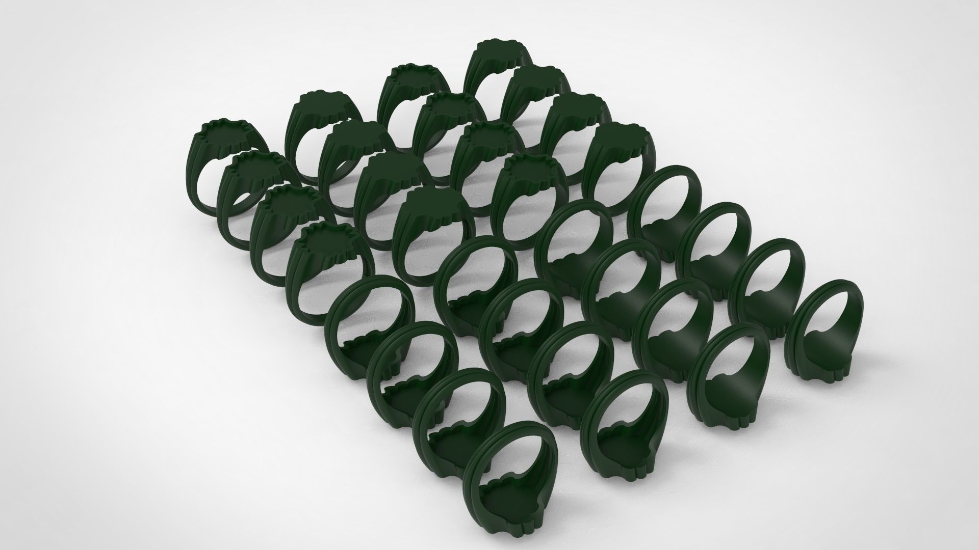 Giant Men Signet Ring Collection 1572 Rings In The Package _123