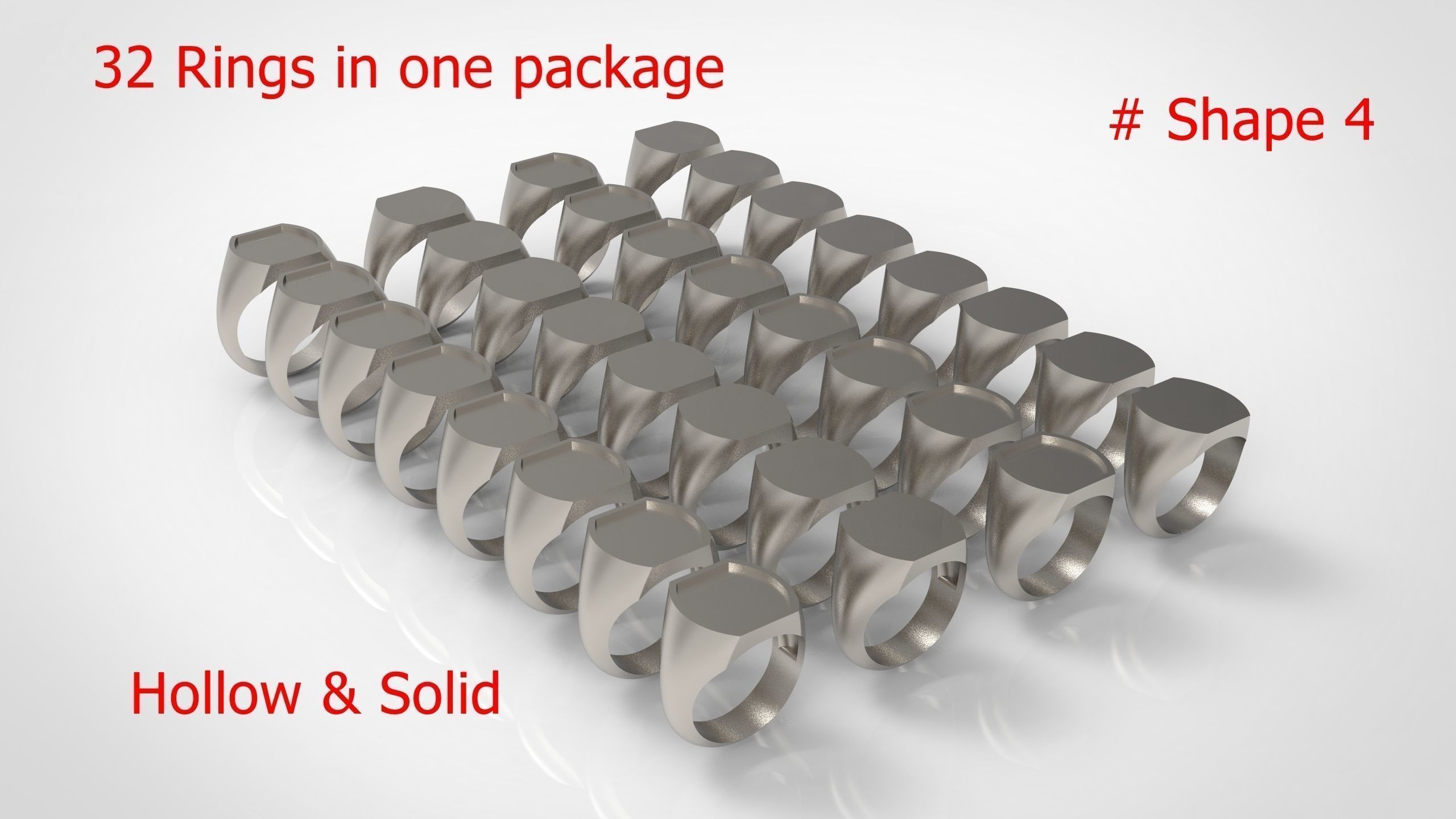 Giant Men Signet Ring Collection 1572 Rings In The Package _22