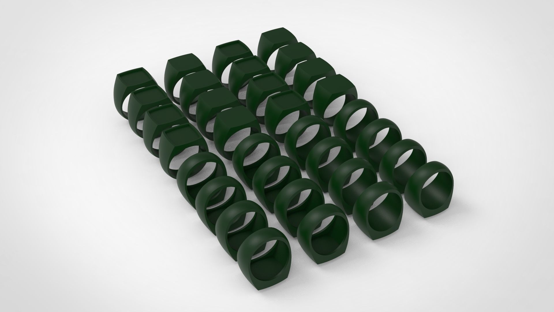 Giant Men Signet Ring Collection 1572 Rings In The Package _125