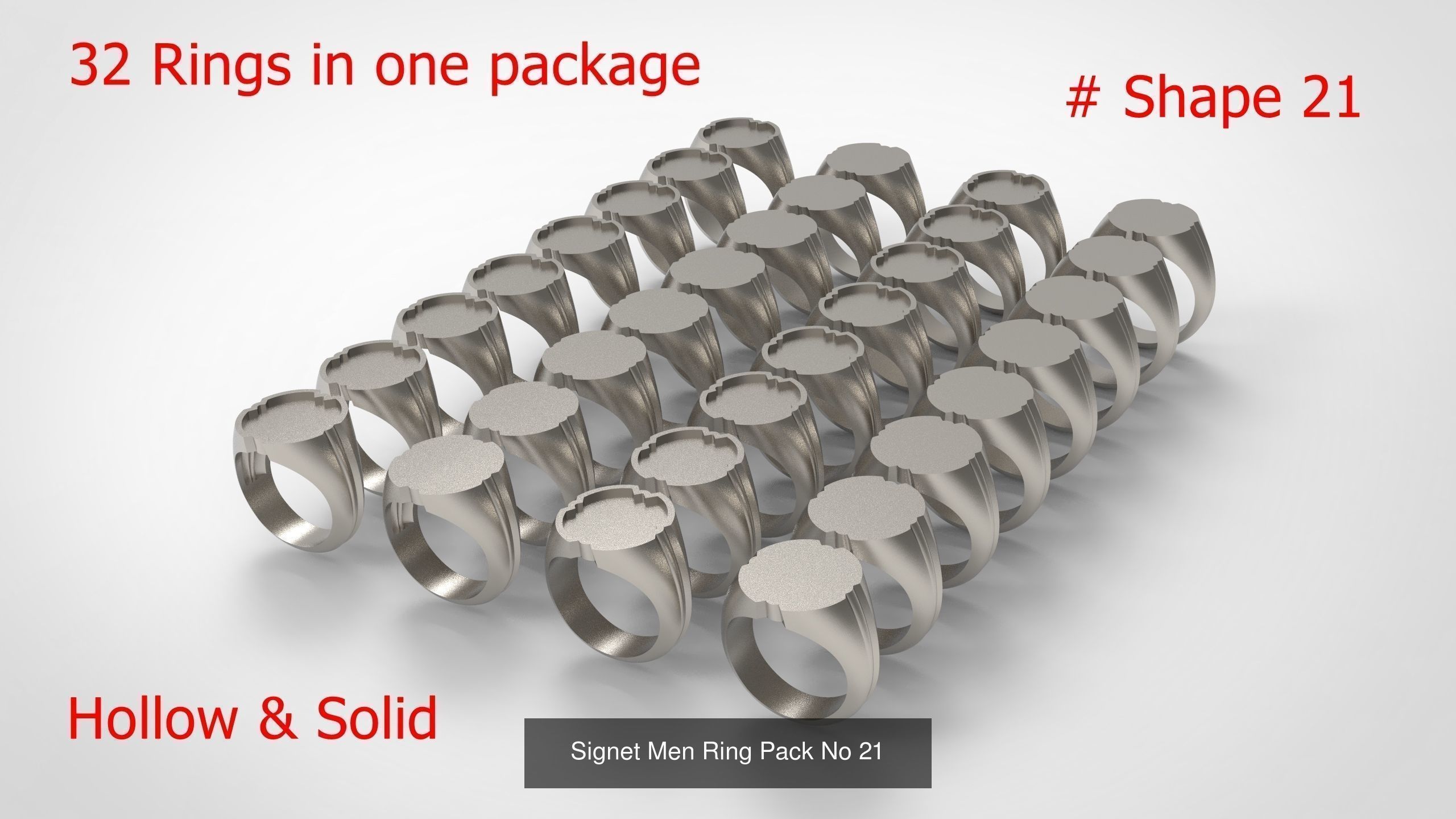 Giant Men Signet Ring Collection 1572 Rings In The Package _51