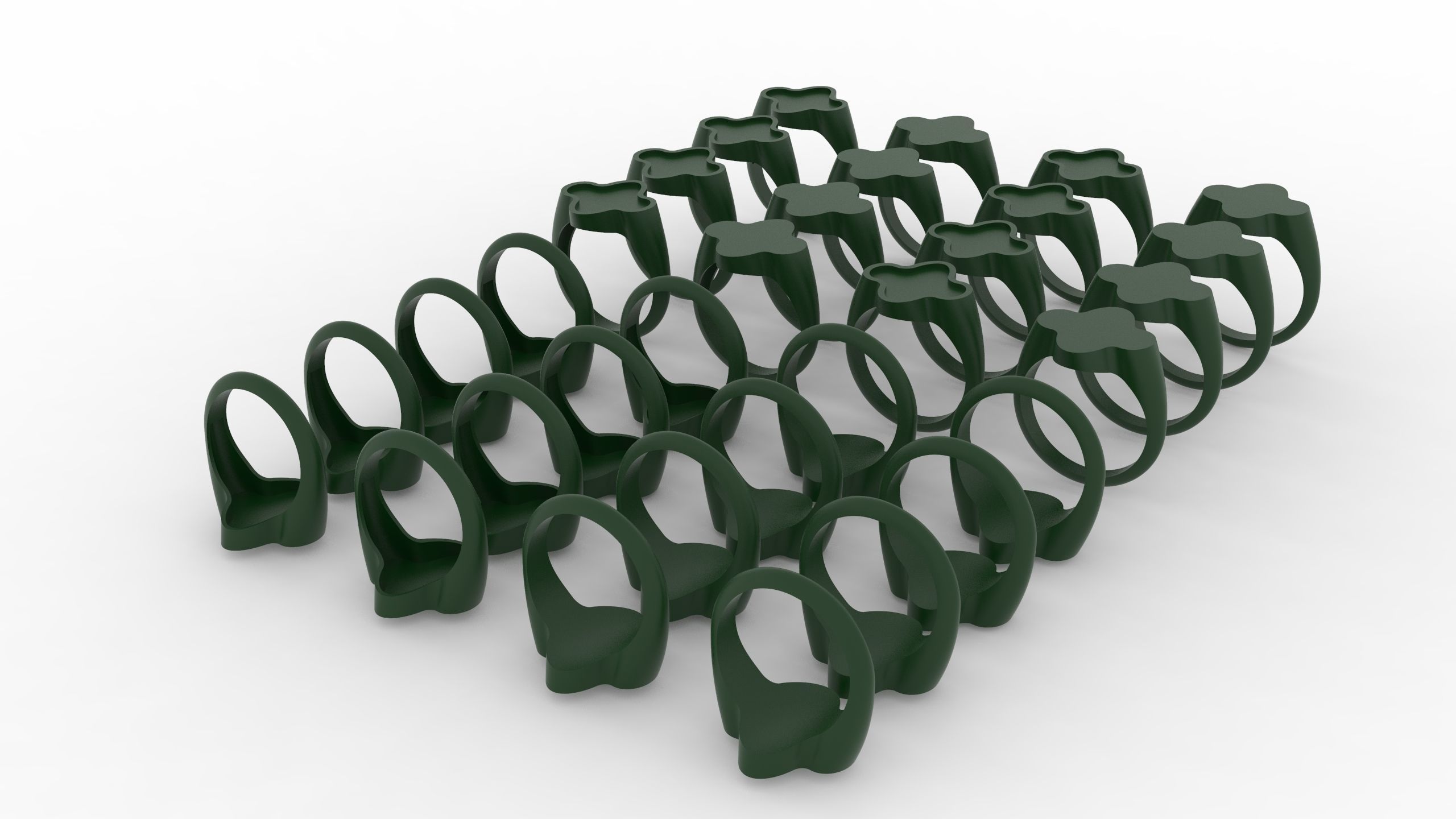 Giant Men Signet Ring Collection 1572 Rings In The Package _48