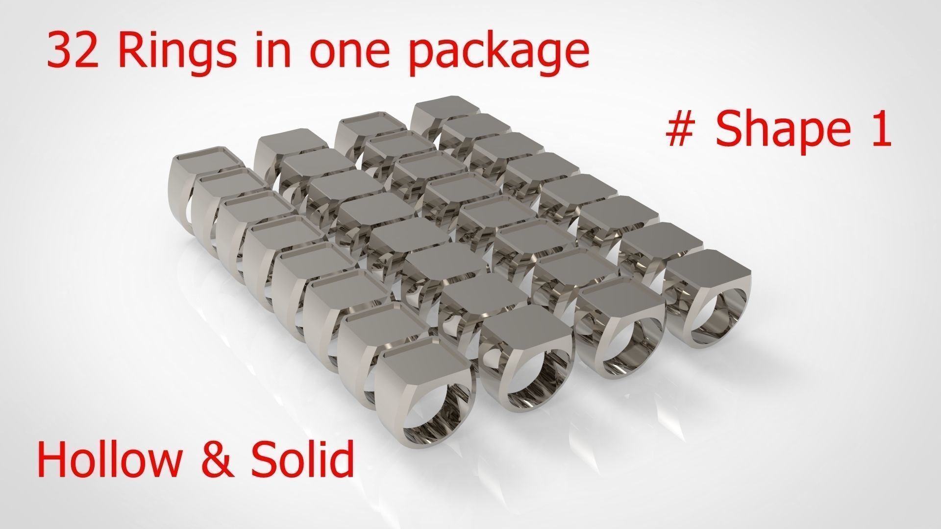 Giant Men Signet Ring Collection 1572 Rings In The Package _10