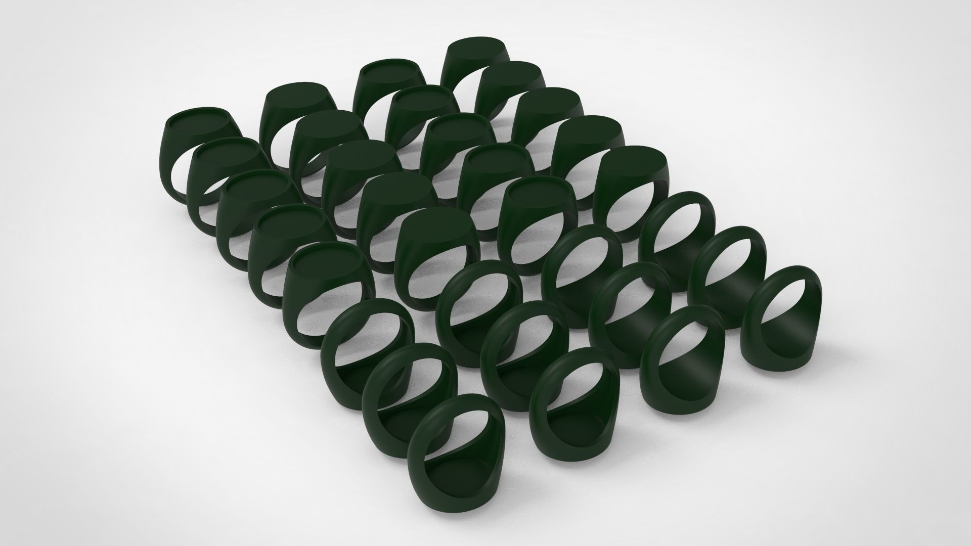 Giant Men Signet Ring Collection 1572 Rings In The Package _133