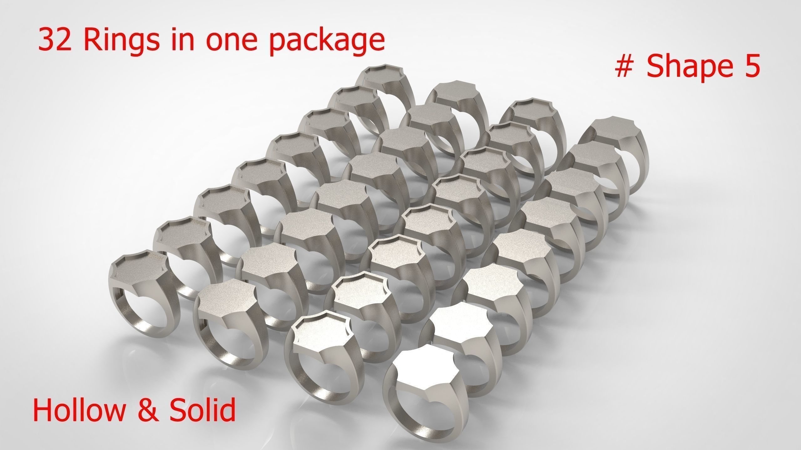 Giant Men Signet Ring Collection 1572 Rings In The Package _26