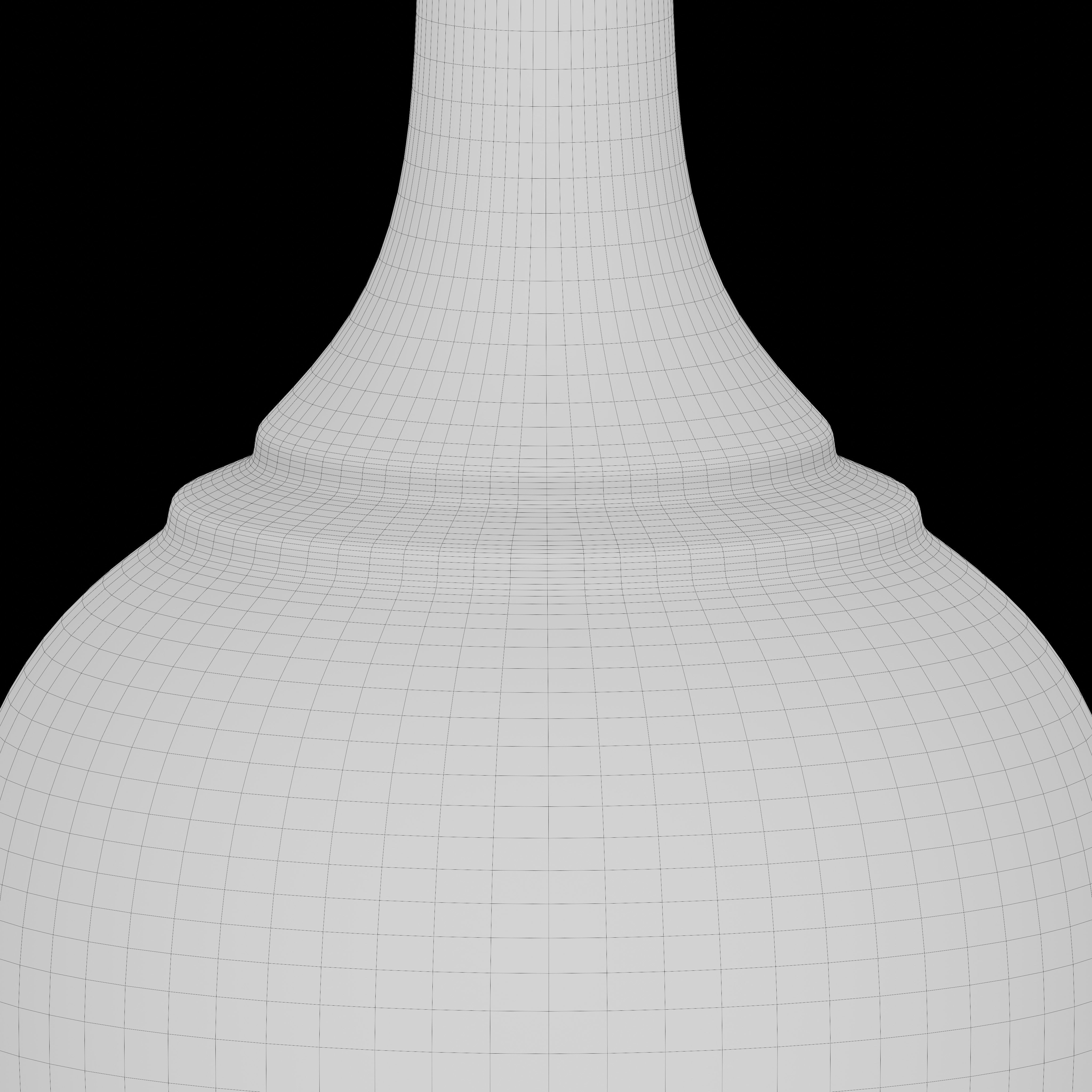 Vase40 chinese porcelain vase - chinese porcelain vase 3D model_8