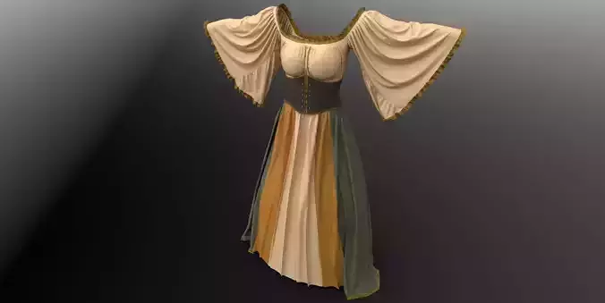 Medieval Corset Lace Dress