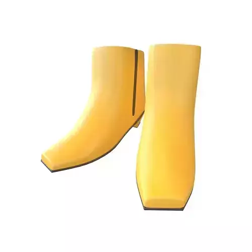 Square Toe Short Boots v1 005