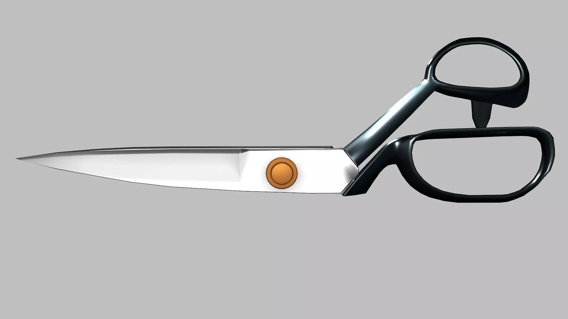Scissor pair of scissors 3D model_0