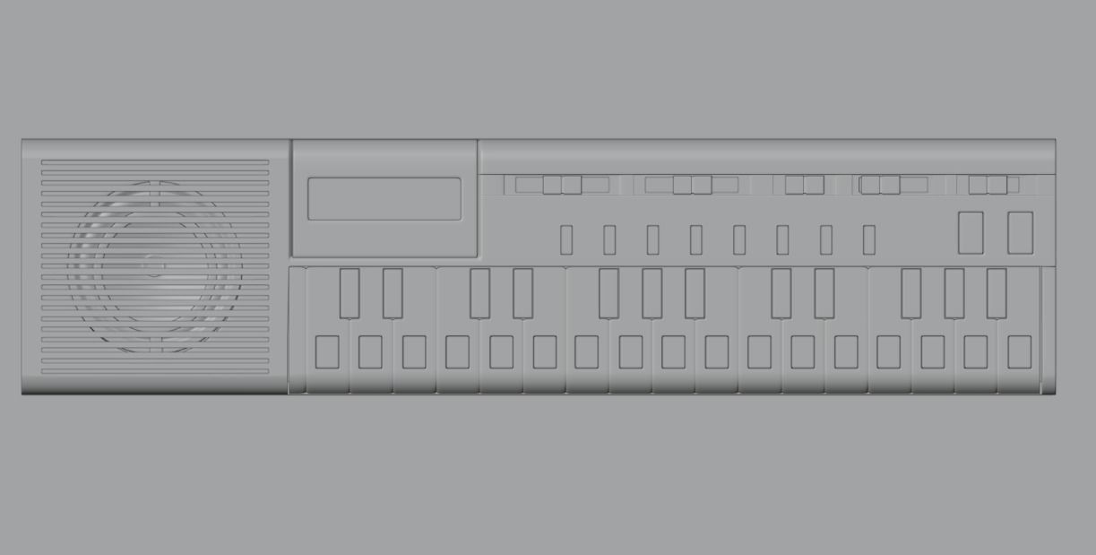 Casio Tone VL-1 3D model_9