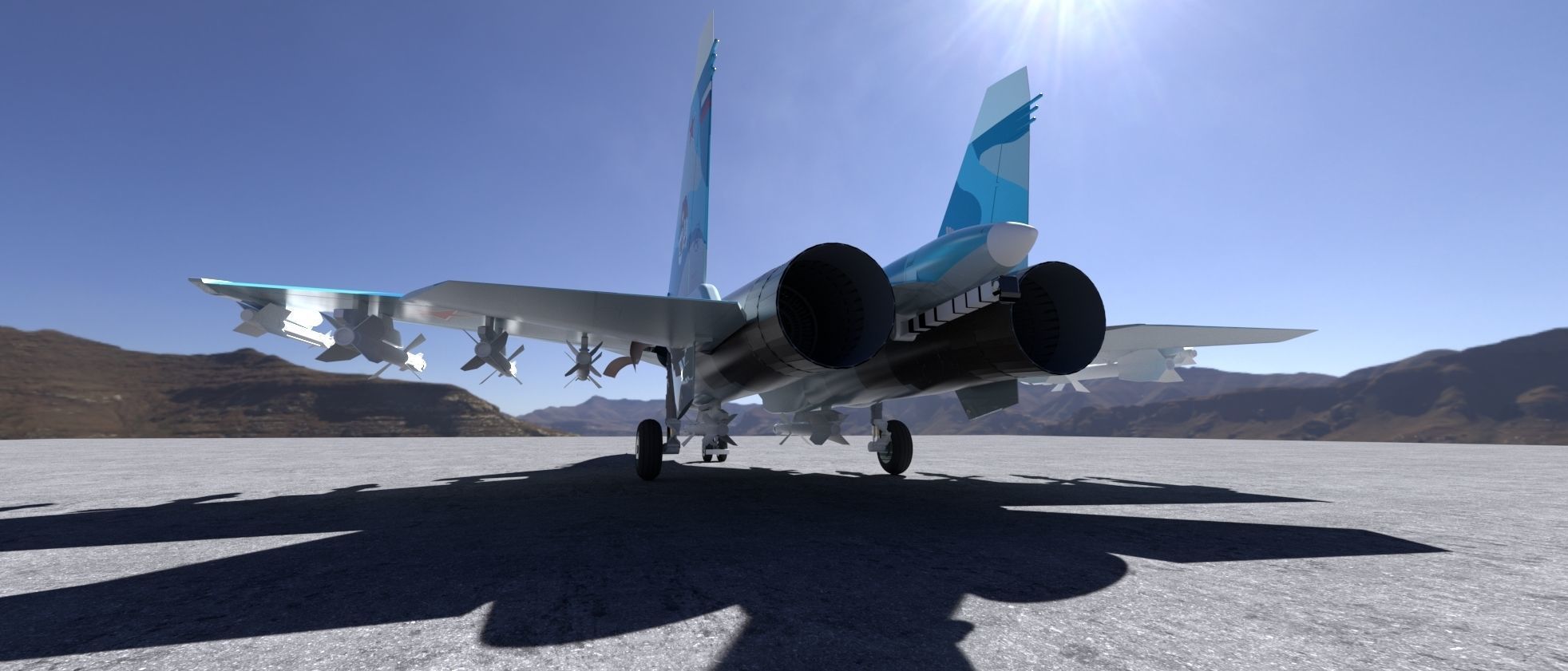 Sukhoi SU-33 3D model_5