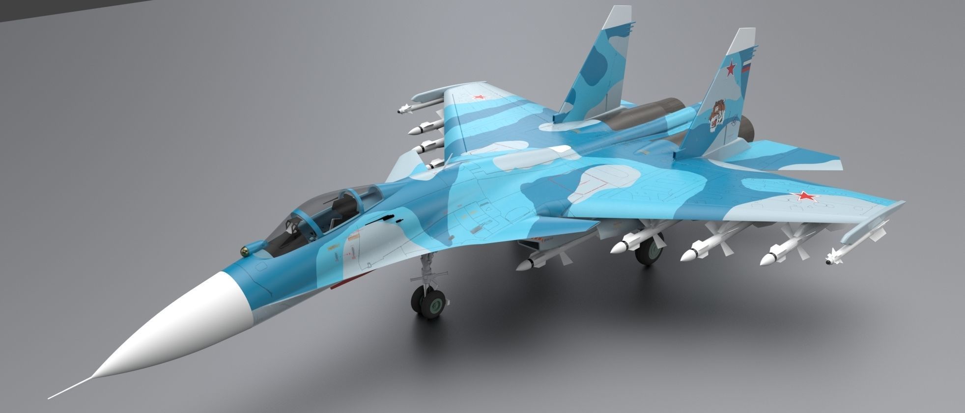 Sukhoi SU-33 3D model_3