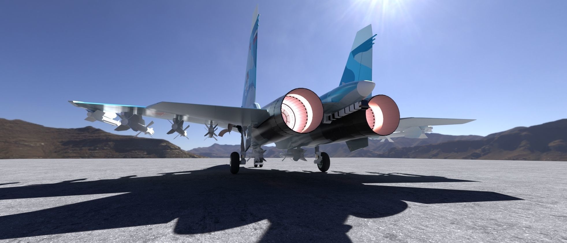 Sukhoi SU-33 3D model_1