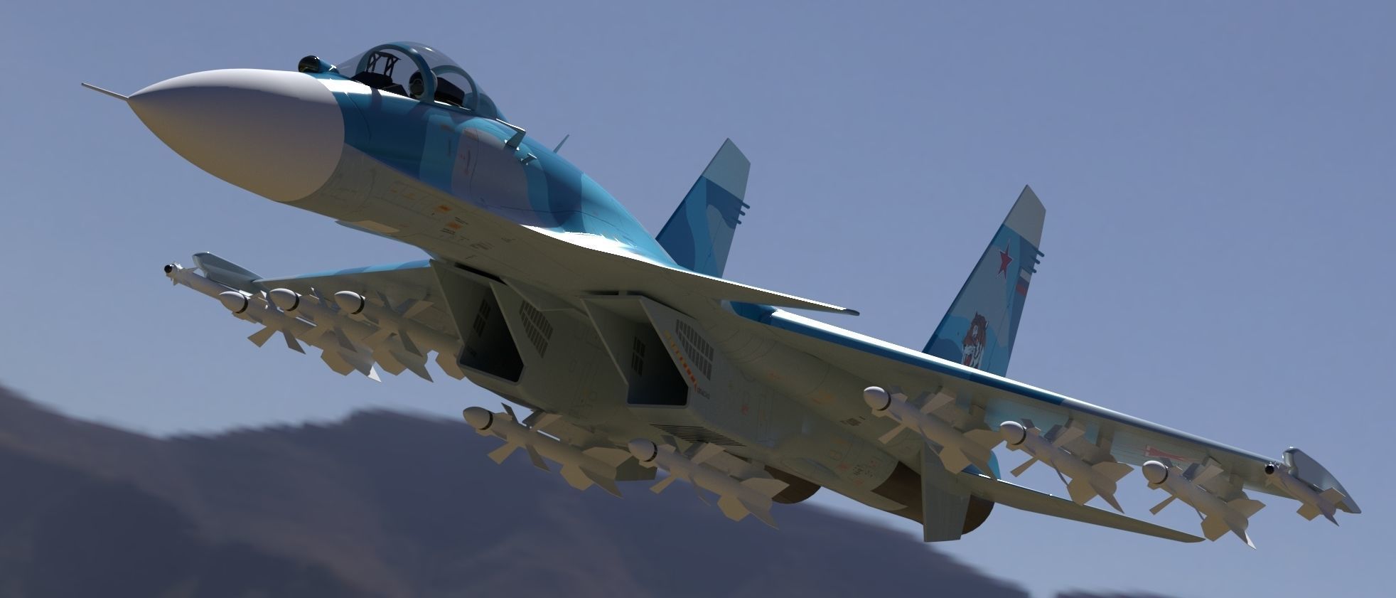 Sukhoi SU-33 3D model_2