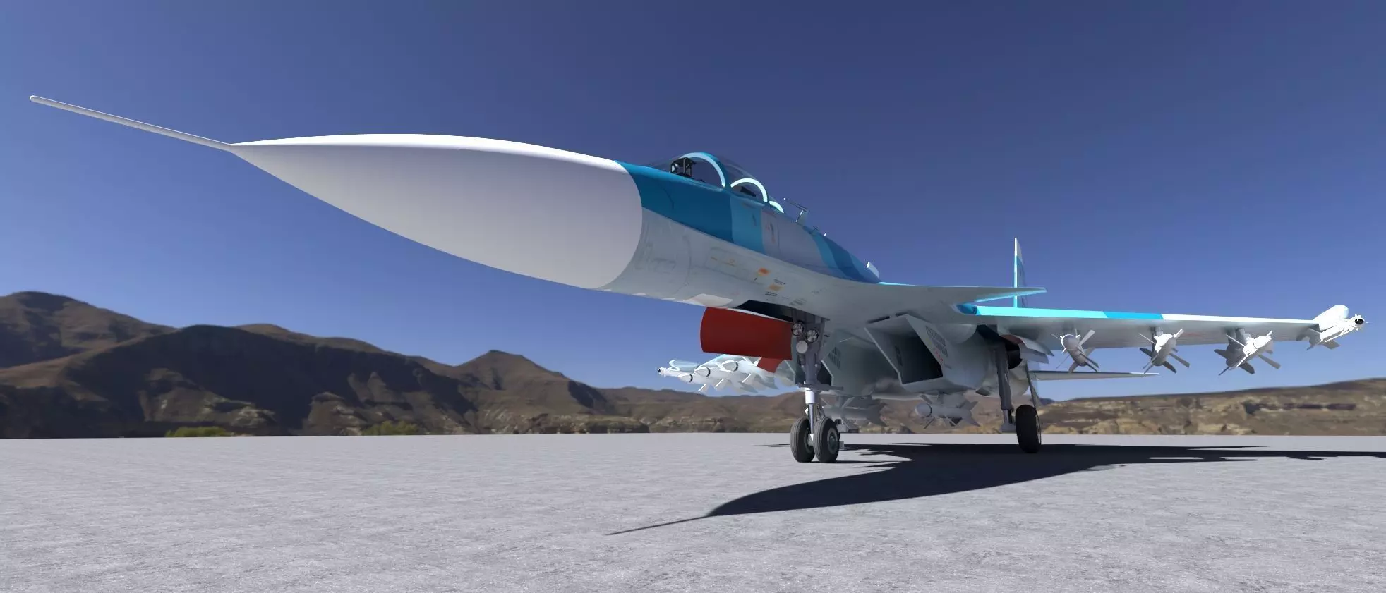Sukhoi SU-33 3D model_0