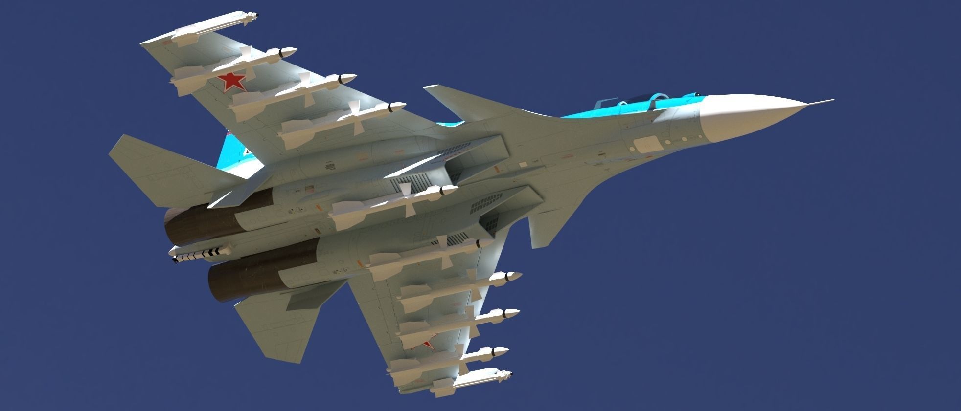 Sukhoi SU-33 3D model_6