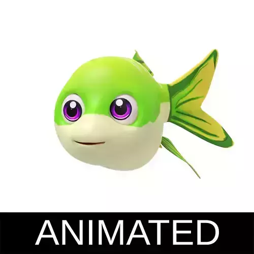 Apollo Shark Minnow Fish Cartoon Animated