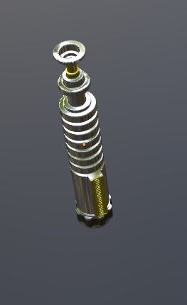 lightsaber  3D print model_2