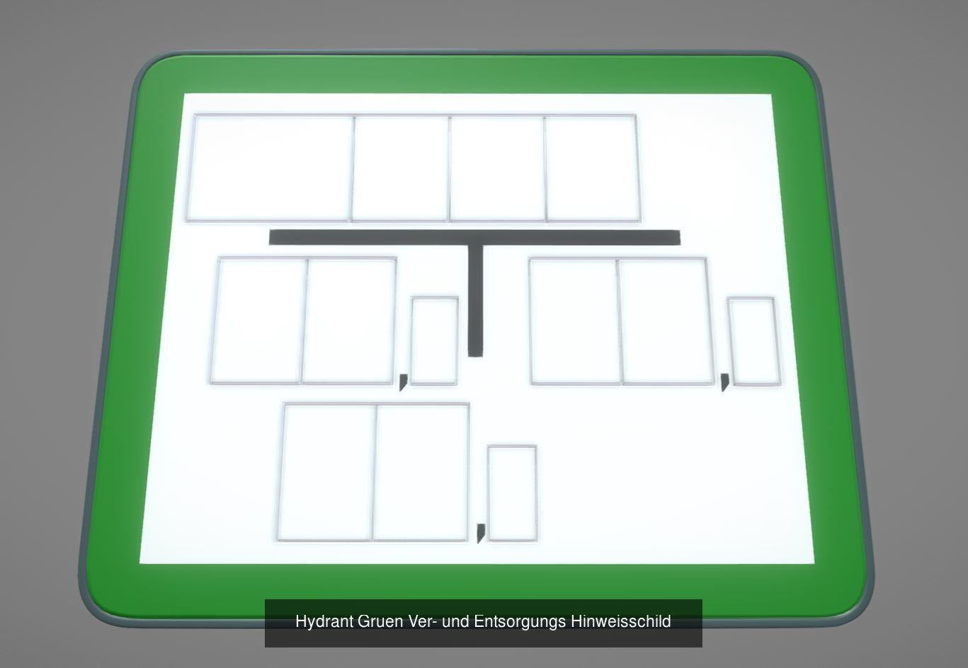 Alle Ver- und Entsorgungs Hinweisschilder 3D Model Collection_18