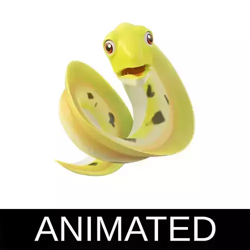 Morey Eel Fish Cartoon Animated