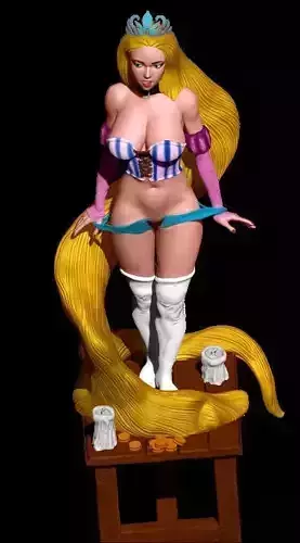 rapunzell sfw - nsfw  full - split