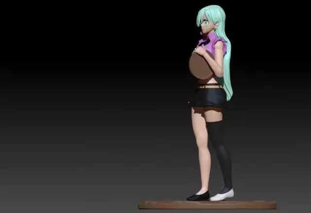 elizabeth liones 3D print model_0