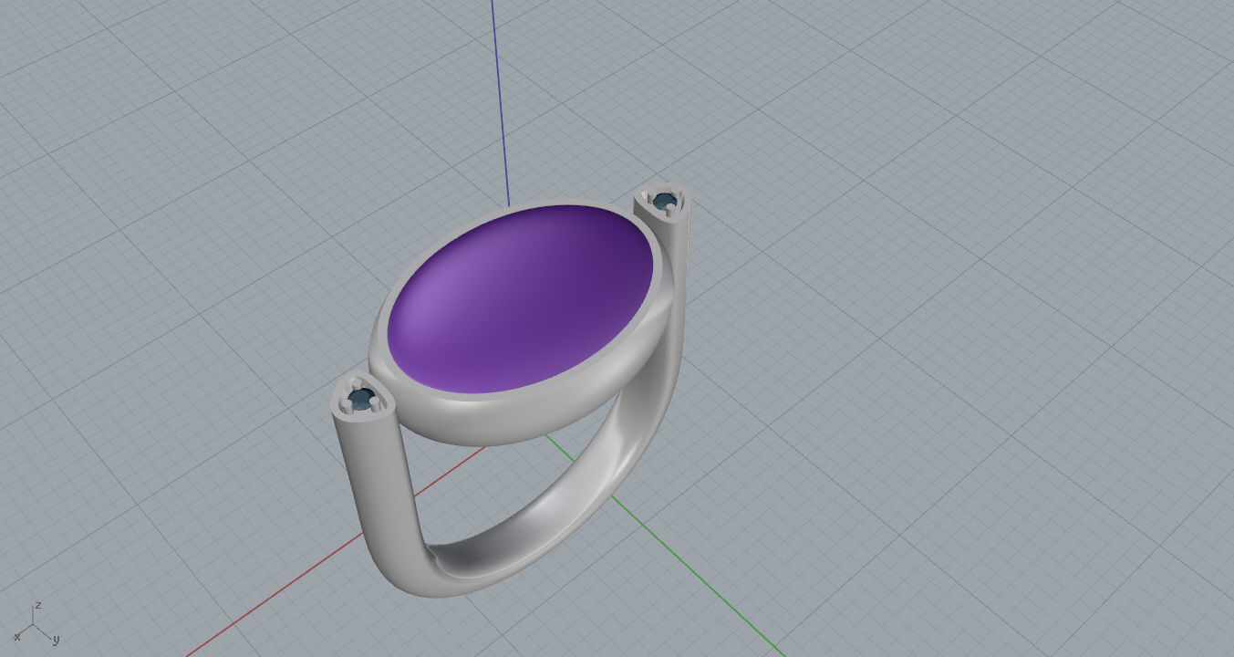 Rings ring on piece of paper 3D print model_16