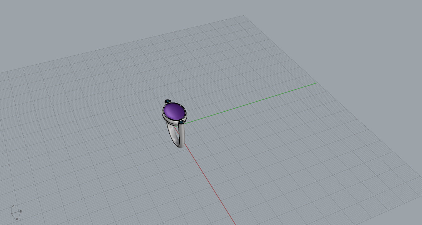 Rings ring on piece of paper 3D print model_14