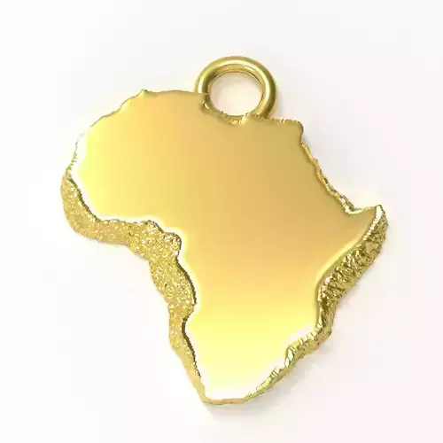 africa nugget pendant