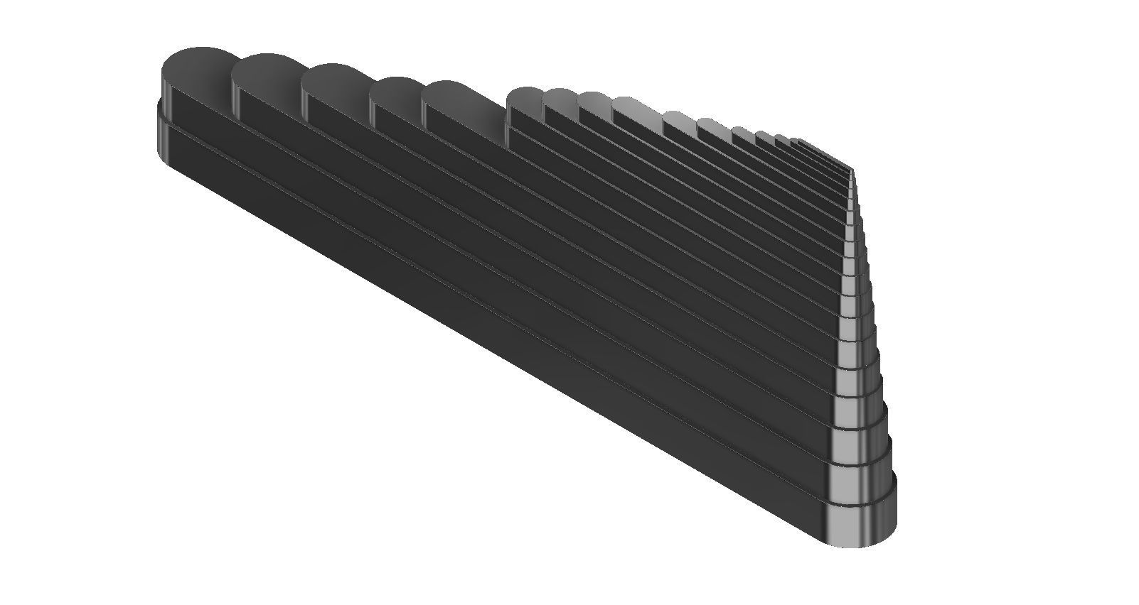 Standard splines DIN6885 3D model_2
