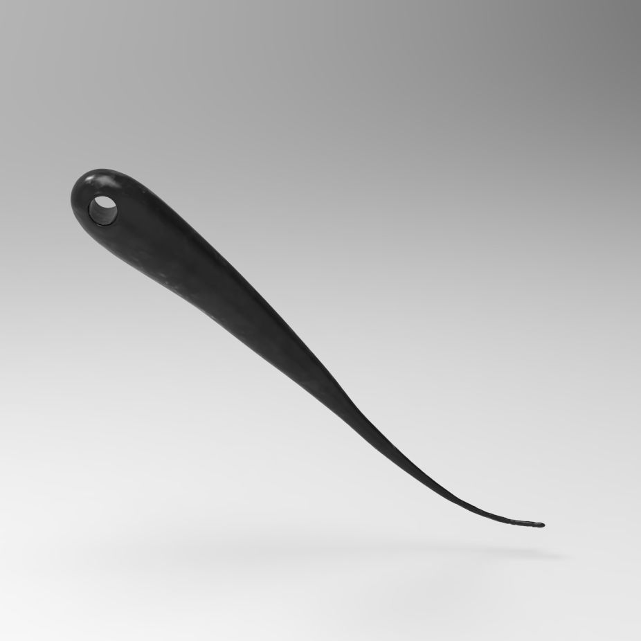 Spiky Bead - Jewelry Pendant 3D Model with Bur 3D print model_1