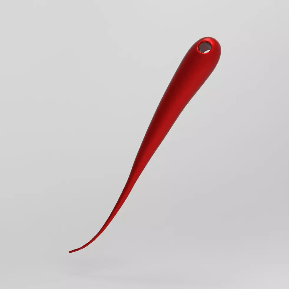 Spiky Bead - Jewelry Pendant 3D Model with Bur 3D print model_0