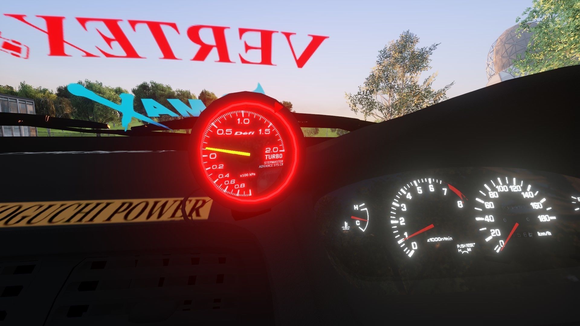 Defi CR Boost Gauge Low-poly 3D model_2