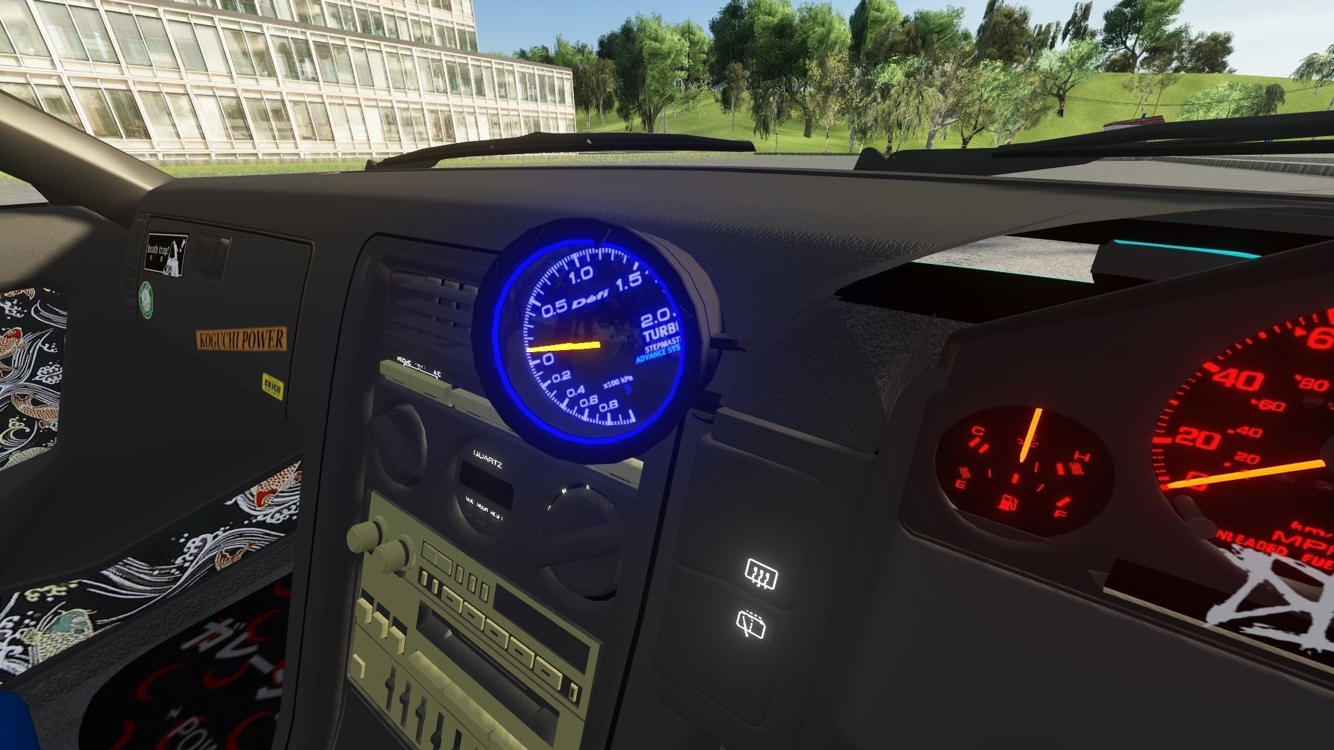 Defi CR Boost Gauge Low-poly 3D model_1