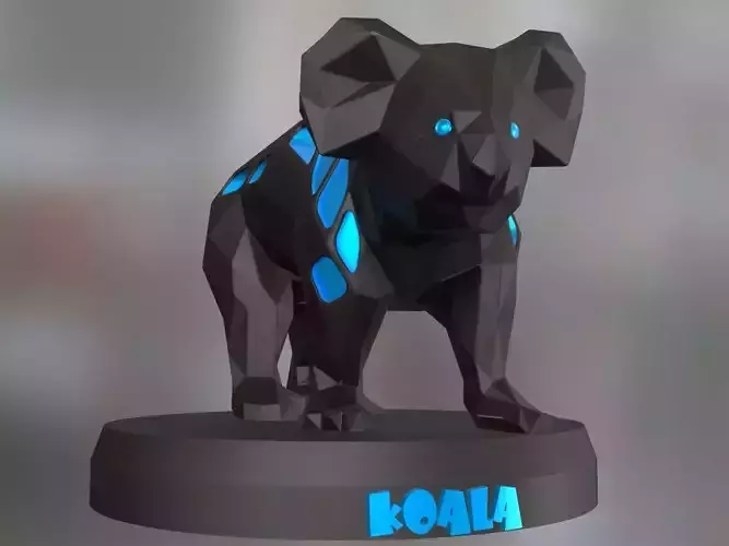 Voronoi Koala Pose