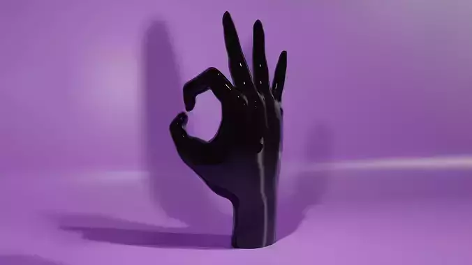 Hand Model Okay Sign