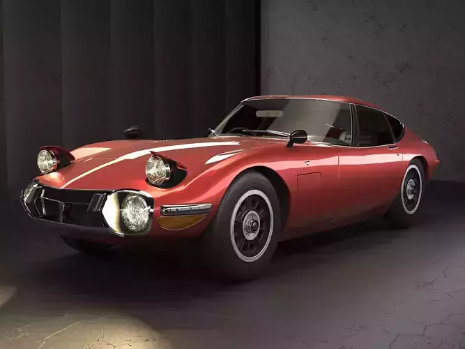 Toyota 2000 GT 3D model