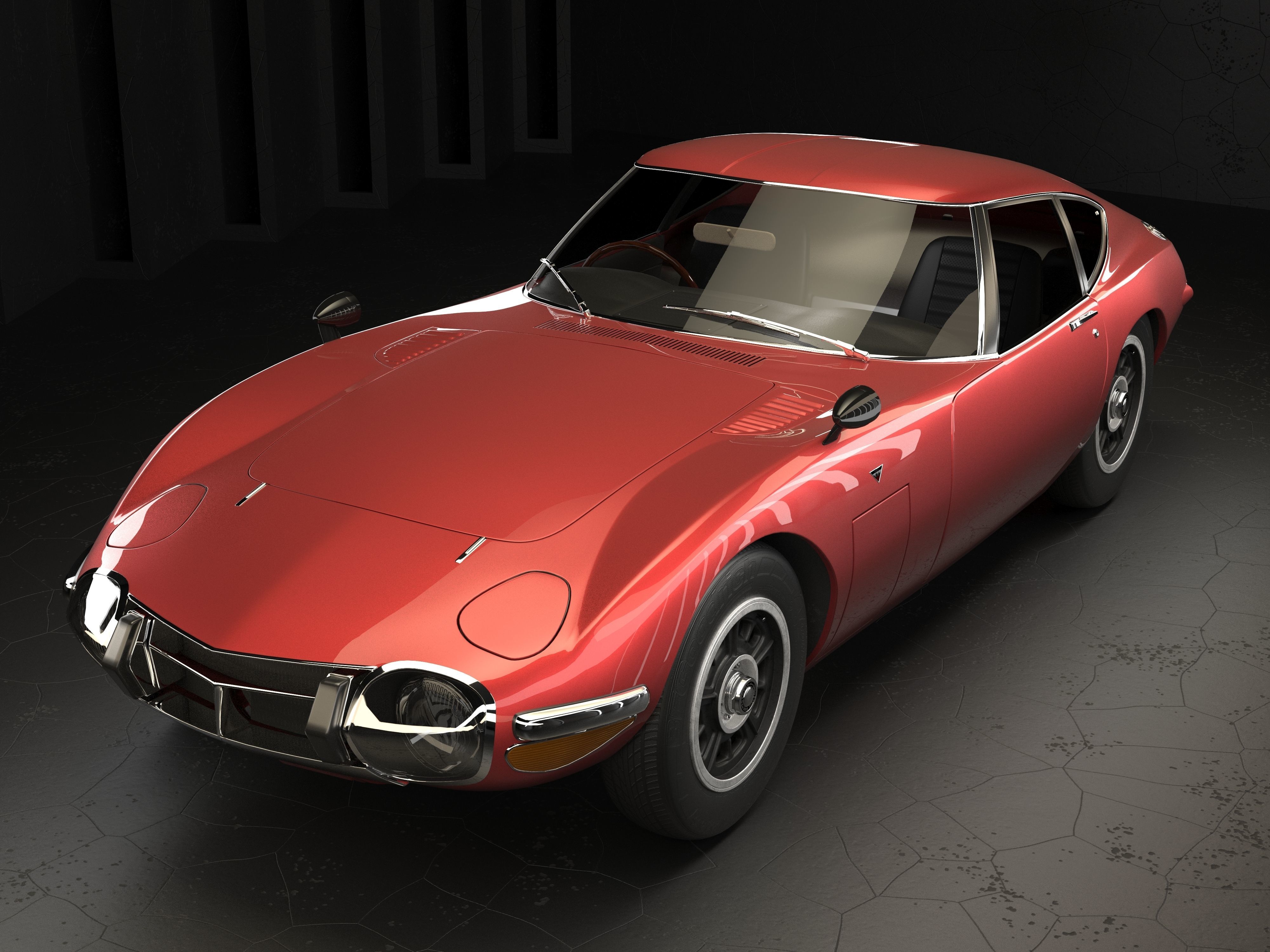 Toyota 2000 GT 3D model_1