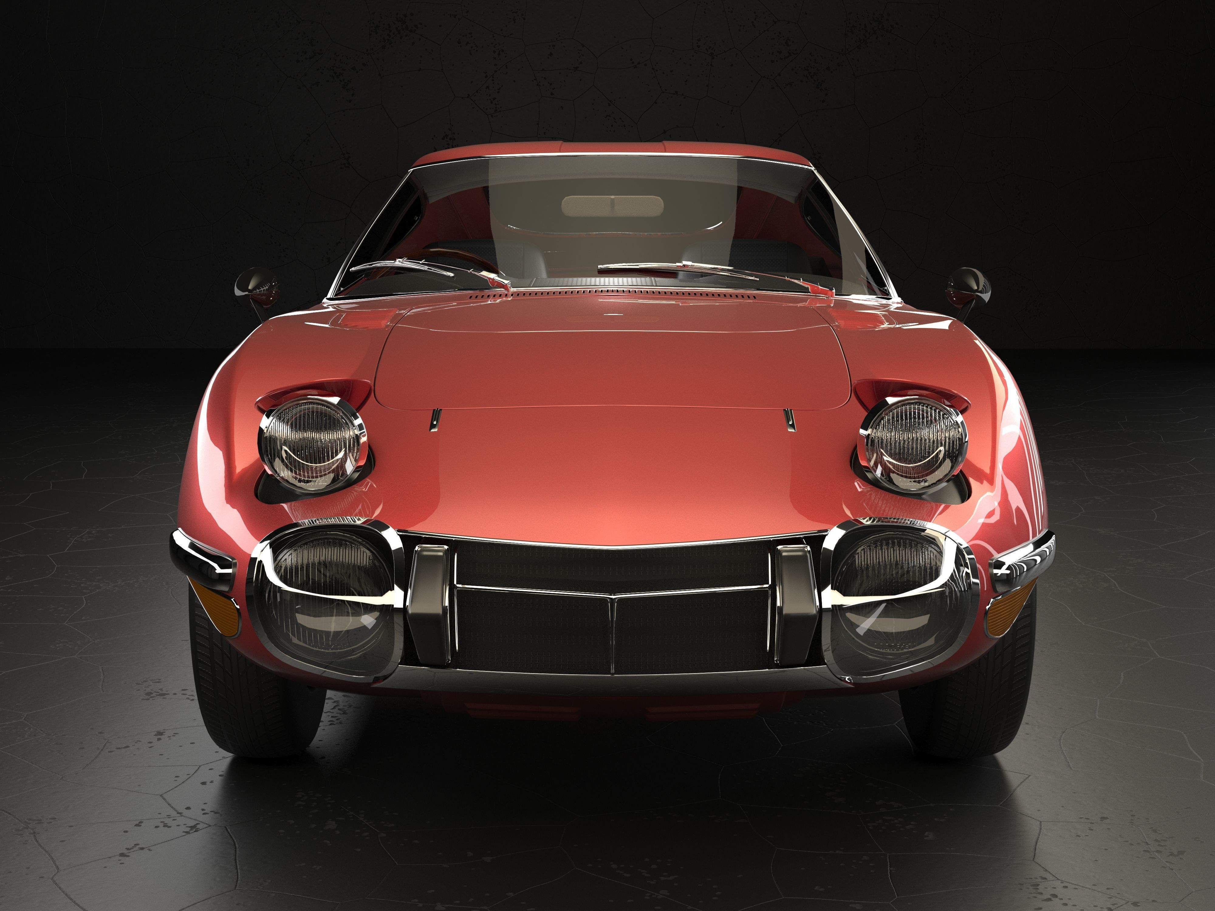 Toyota 2000 GT 3D model_2