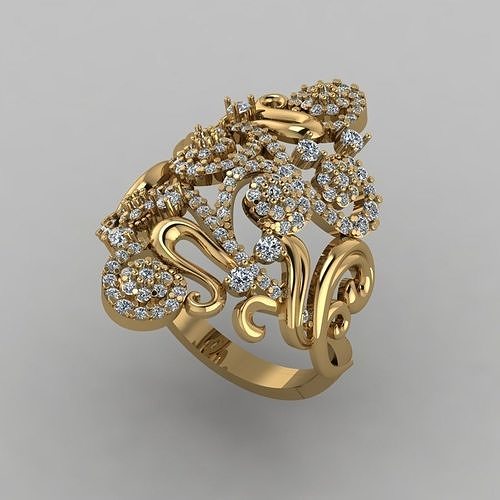 ring winter patterns  3D print model