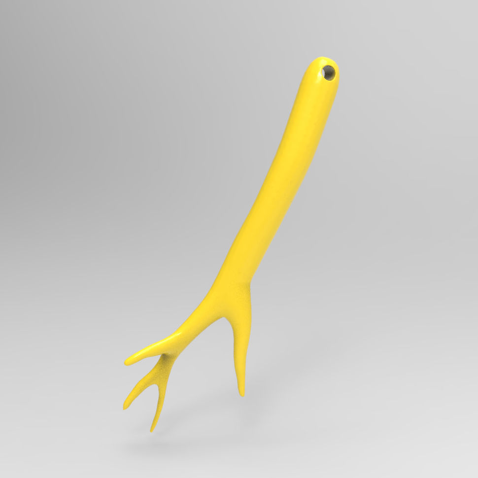 Thorny Bead - Jewelry Pendant 3D Model with Prickle 3D print model_3