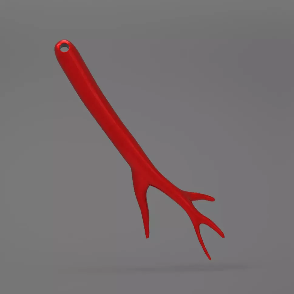 Thorny Bead - Jewelry Pendant 3D Model with Prickle 3D print model_0