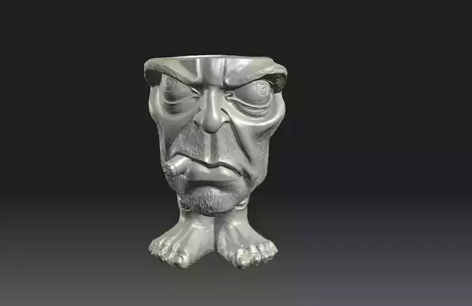 FlowerpotSmoker vase with foot