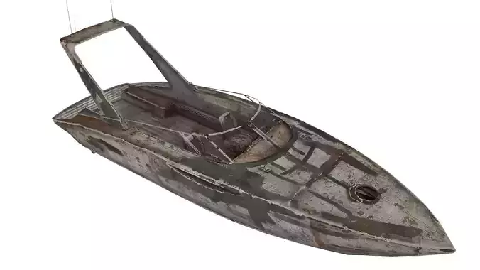 Boat 01 Low-poly 3D model
