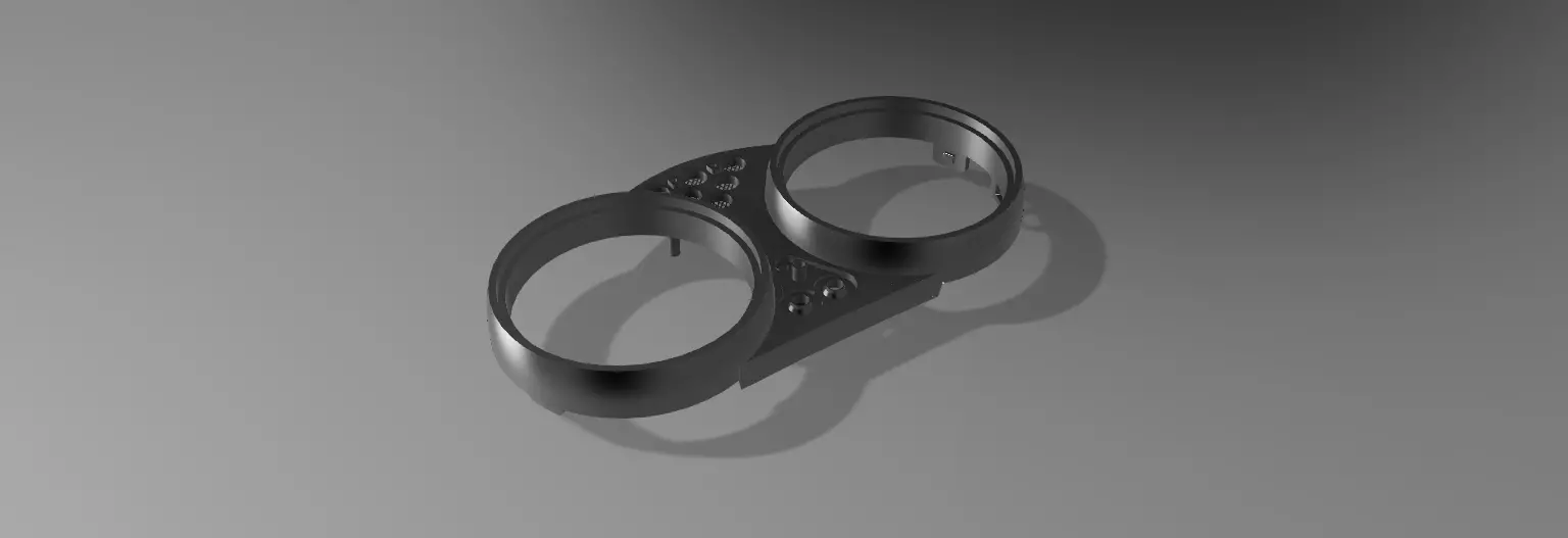 Ducatti speedometer cover 3D print model_0