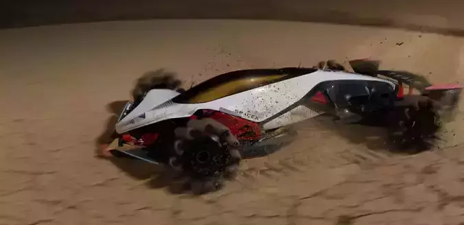 SpaceX INSECTA Low-poly 3D model