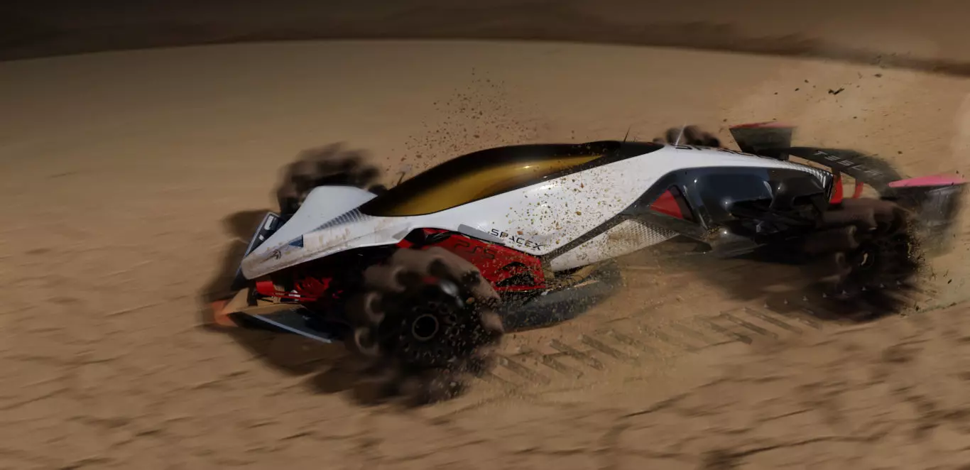 SpaceX INSECTA Low-poly 3D model_0