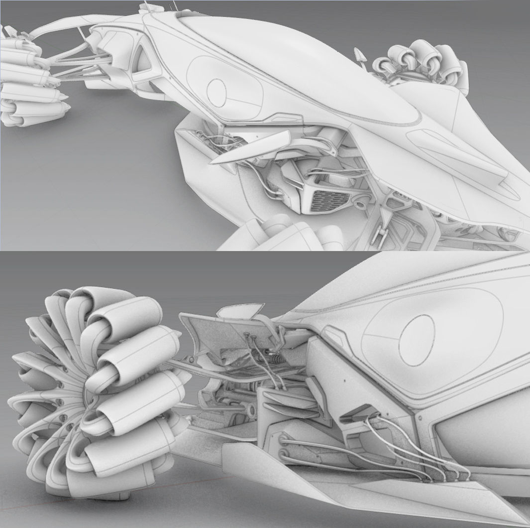 SpaceX INSECTA Low-poly 3D model_2